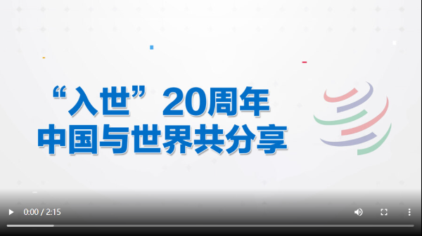 这些数据告诉你入世20周年中国与世界共分享